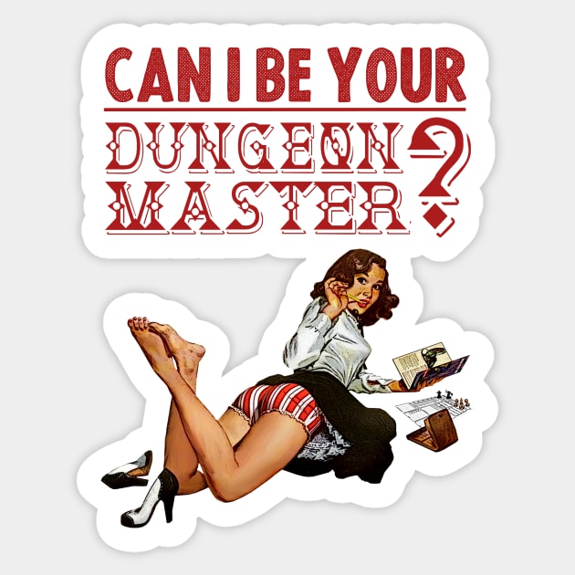 Can I Be Your Dungeon Master? Sticker by MysticTimeline